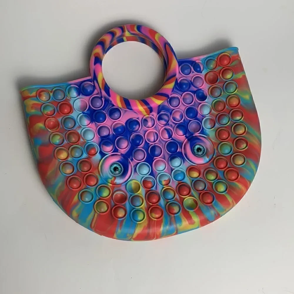 Push it pop it fidget bag purse tote toy mini bag - Picture 2 of 5